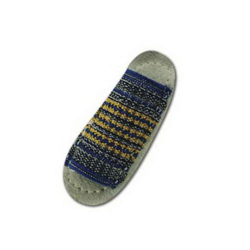 Magid® 1079 Split Leather Finger Guard, Large, Blue/Gray 50/PK